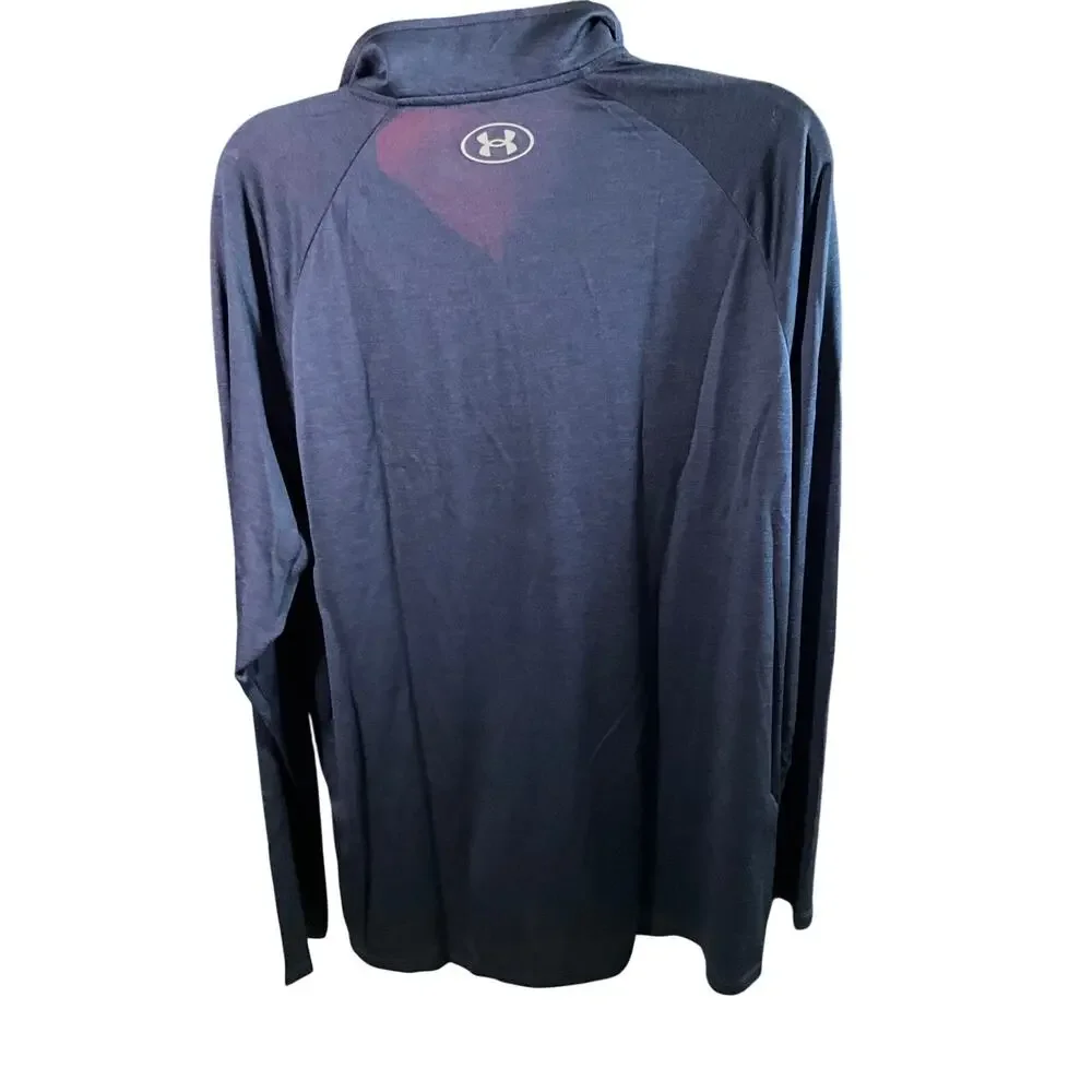Under Armour Tech 2.0 Athleisure Half Zip Pullover Loose Navy NWT XL